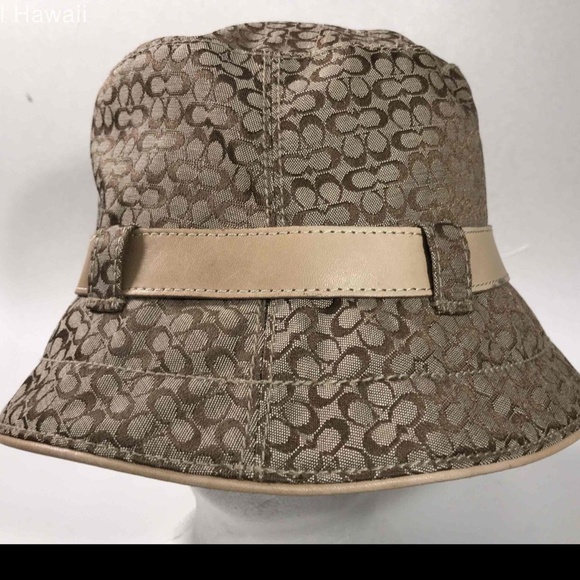 COACH Light Brown Hat main image 6